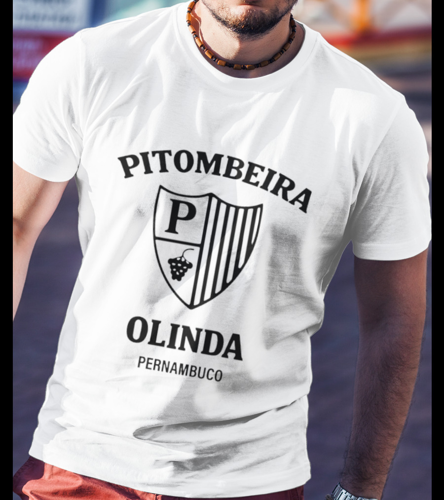 Pitombeira P Olinda Pernambuco Shield T-Shirt