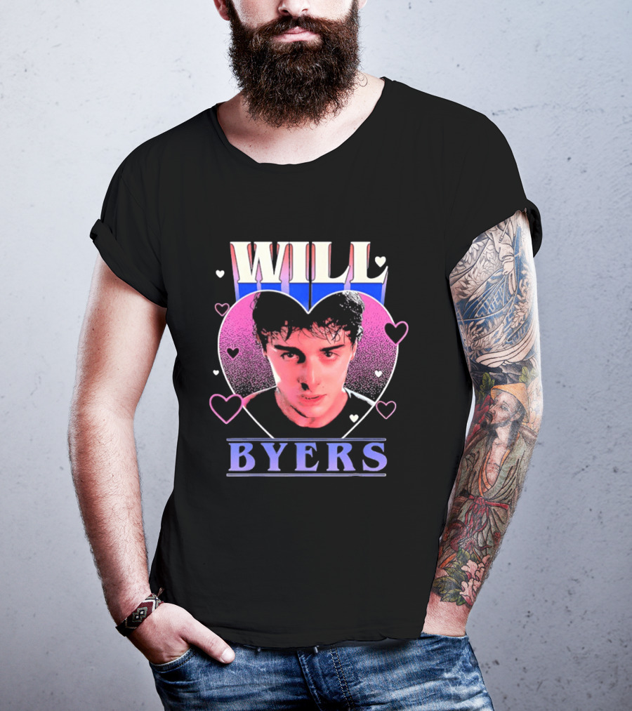 Stranger Things Valentine's Day Will Byers Will You Be Mine Heart T-Shirt
