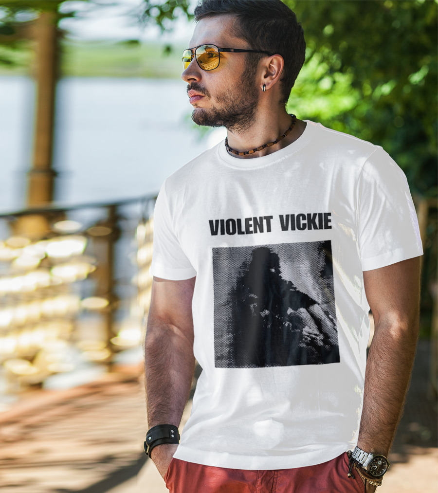 Violent Vickie Pixel Art Visual T-Shirt