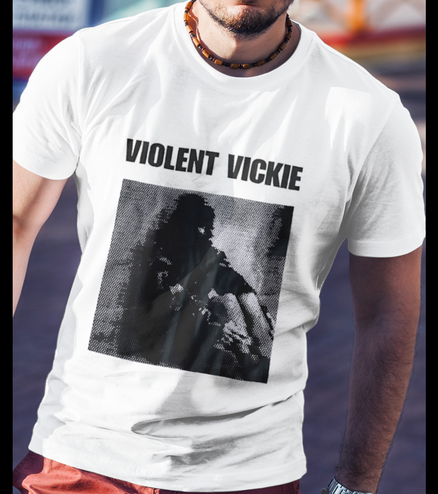 Violent Vickie Pixel Art Visual T-Shirt