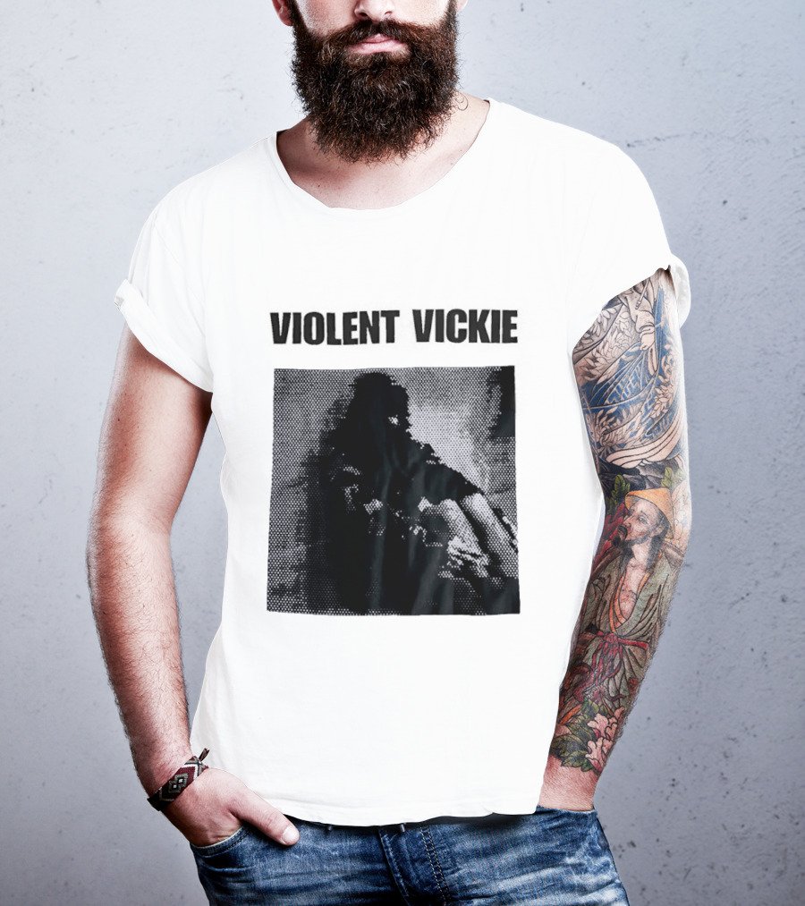 Violent Vickie Pixel Art Visual T-Shirt