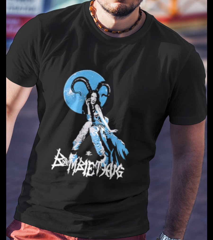 Bambie Thug Crown The Witch Tour 2024 Dates Ethereal Blue Warrior T-Shirt