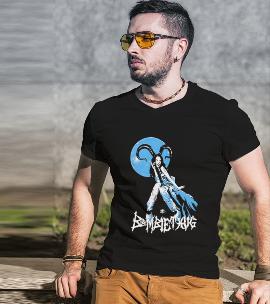 Bambie Thug Crown The Witch Tour 2024 Dates Ethereal Blue Warrior T-Shirt