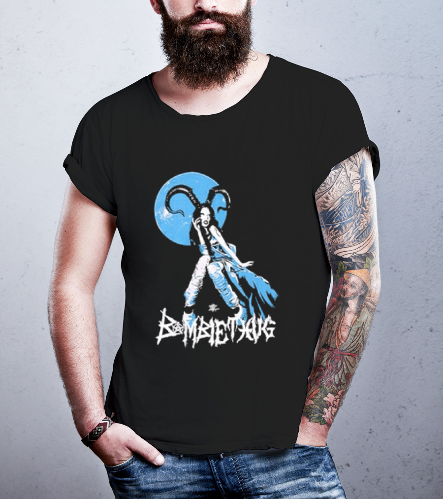 Bambie Thug Crown The Witch Tour 2024 Dates Ethereal Blue Warrior T-Shirt