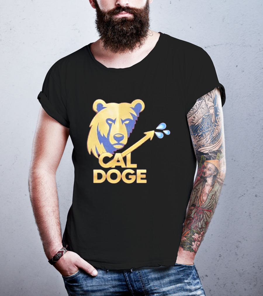 CAL DOGE California Bear Arrow Splash T-Shirt