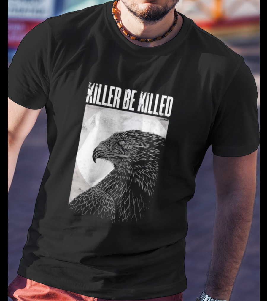Killer Be Killed Black And White Eagle T-Shirt