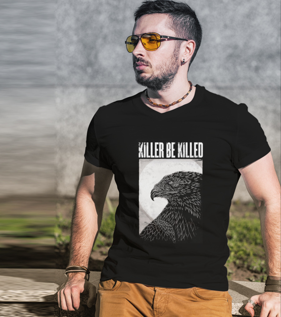 Killer Be Killed Black And White Eagle T-Shirt