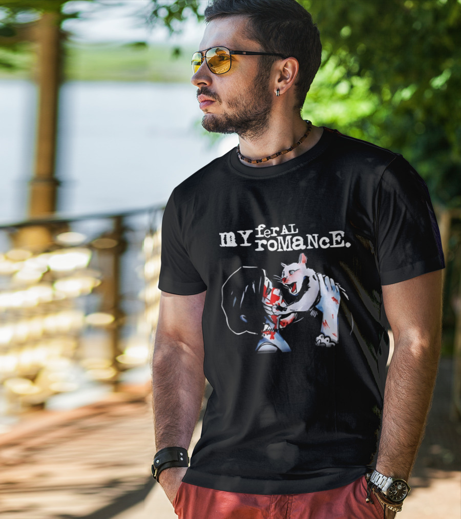 My Feral Romance Bear And Tiger Confrontation T-Shirt