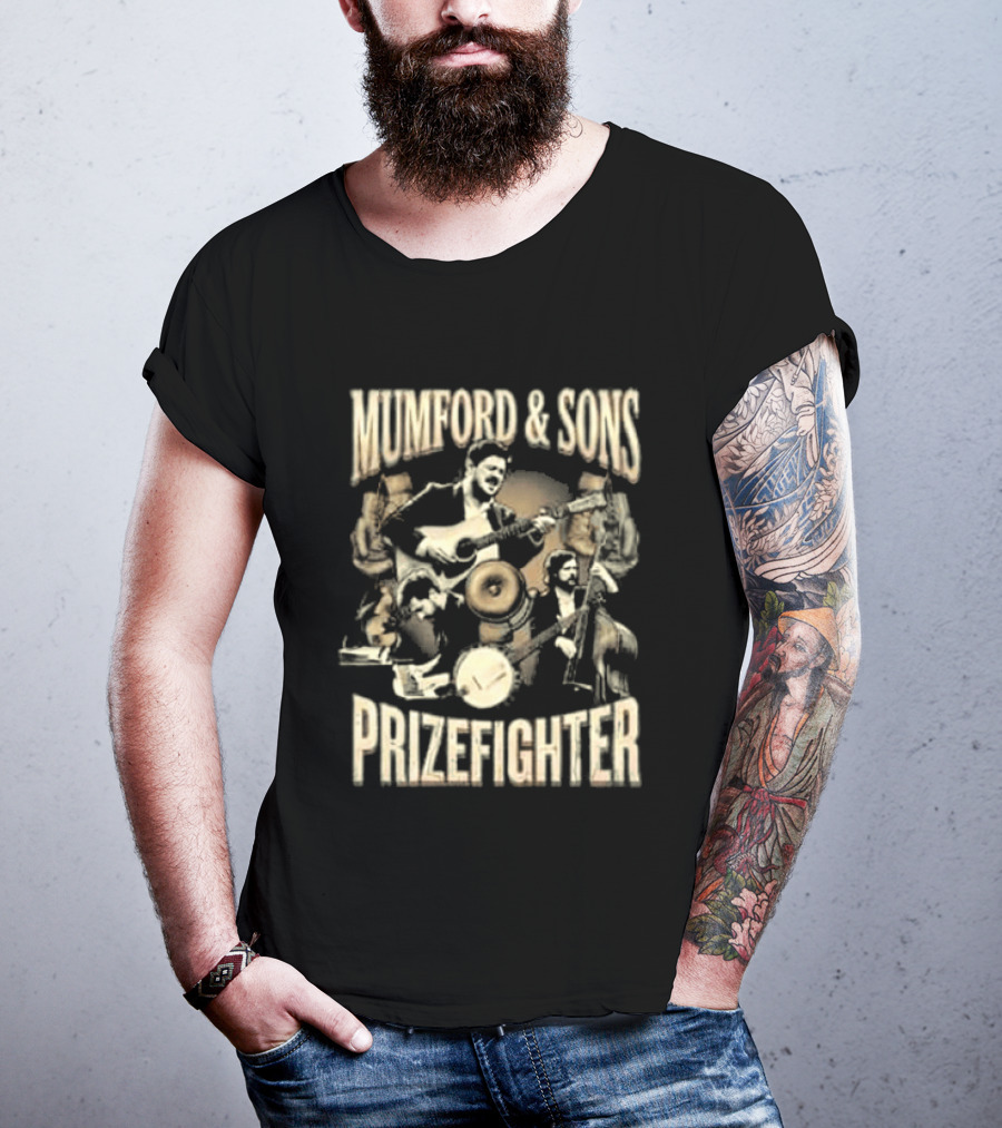 Mumford And Sons Prizefighter Album Launch Tour February 10 2026 Nottingham Rock City Concert T-Shirt