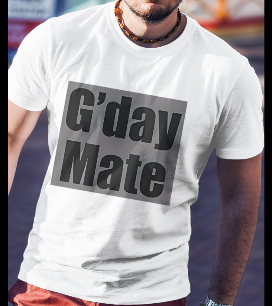 G'day Mate Anaconda Phrase Australian Greeting T-Shirt