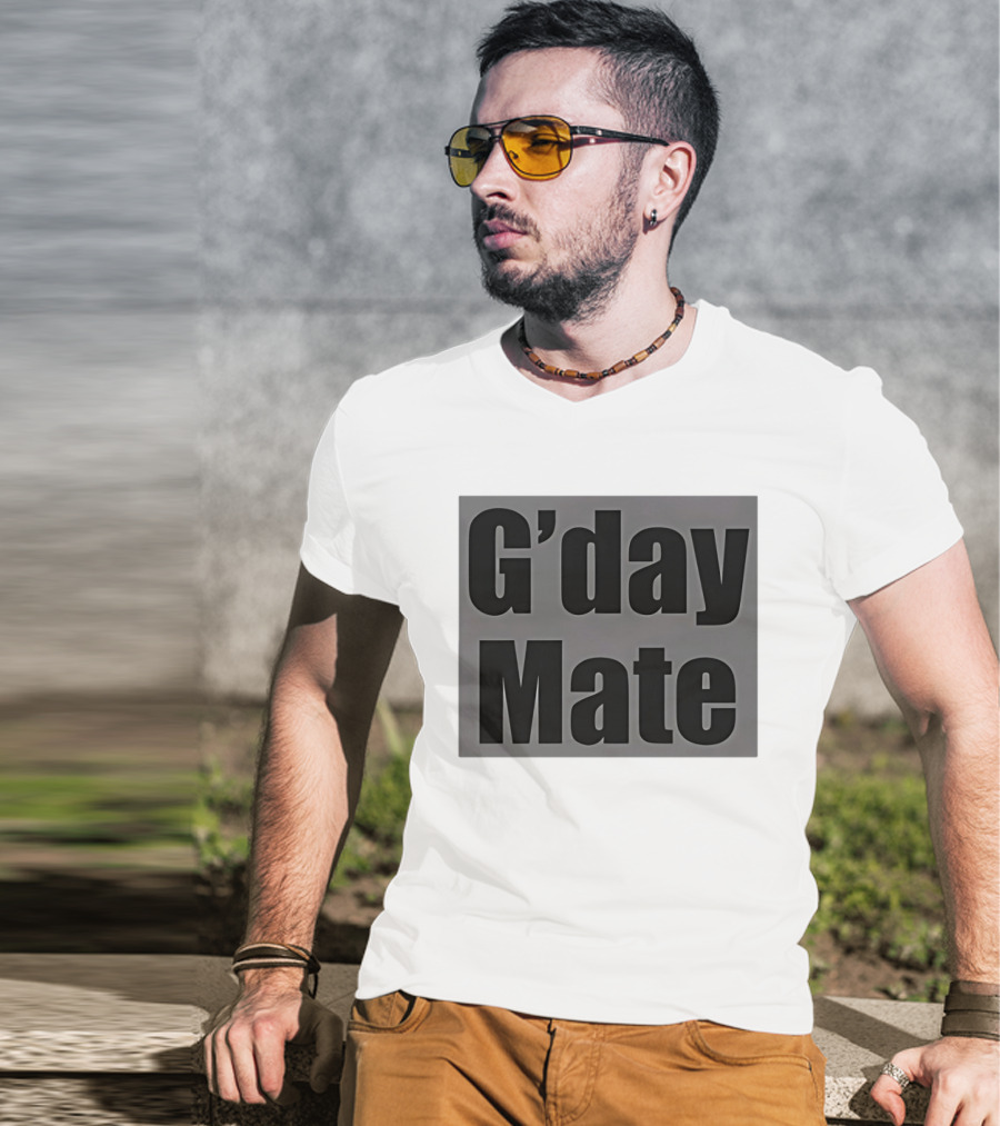 G'day Mate Anaconda Phrase Australian Greeting T-Shirt