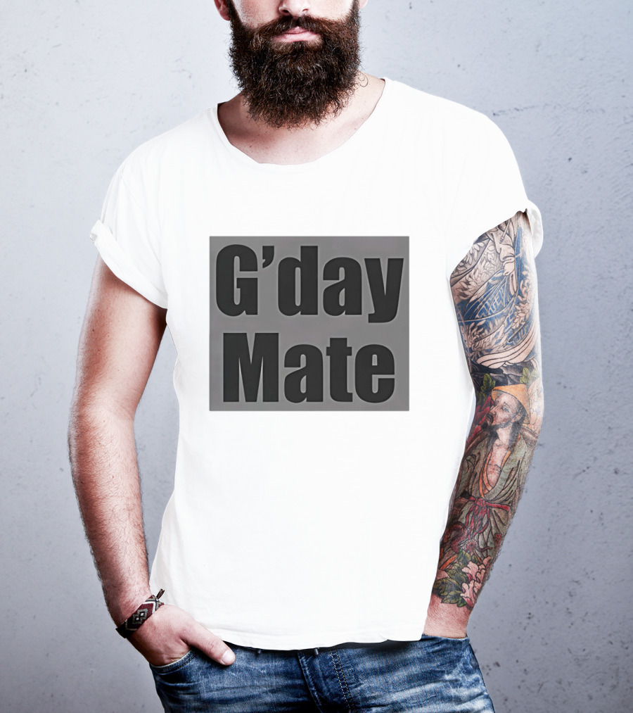 G'day Mate Anaconda Phrase Australian Greeting T-Shirt