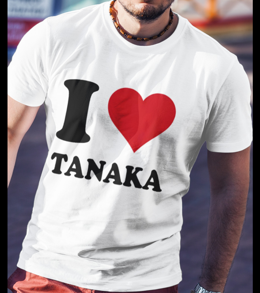 I Love Tanaka Ao Tanaka Leeds United FC T-Shirt