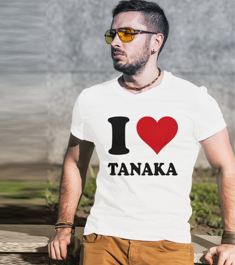 I Love Tanaka Ao Tanaka Leeds United FC T-Shirt