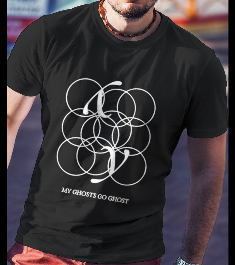 By Storm My Ghosts Go Ghost Black Cover T-Shirt