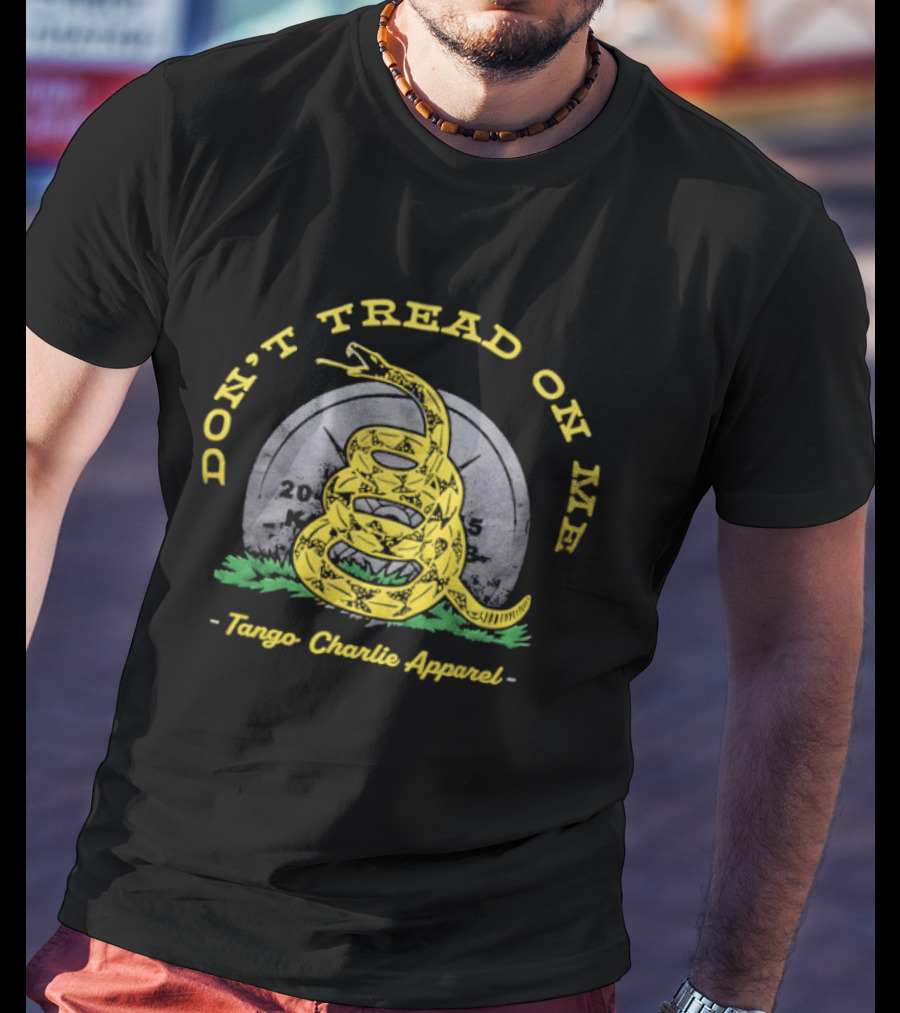 Don't Tread On Me Tombstone Snake Tango Charlie T-Shirt