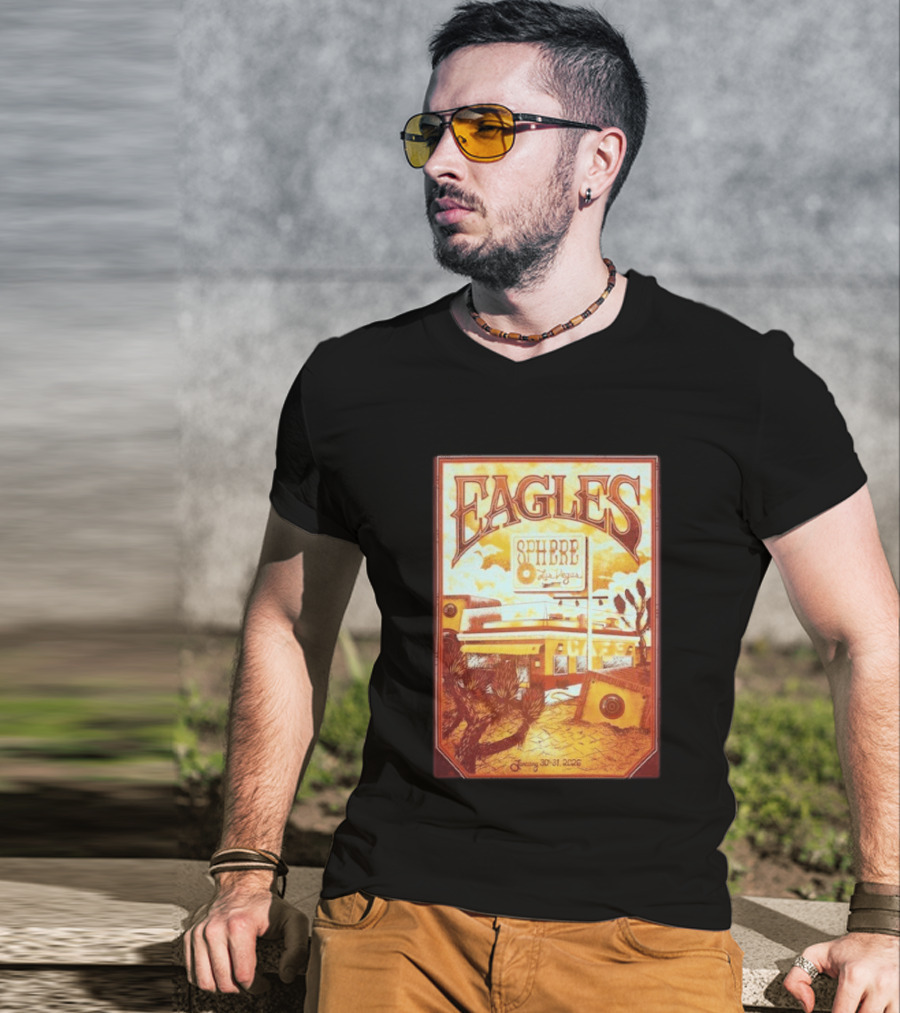 Eagles Sphere Las Vegas January 30 31 2026 T-Shirt
