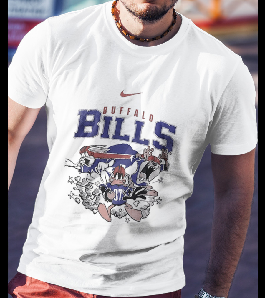 Buffalo Bills Looney Tunes Nike Collaboration T-Shirt