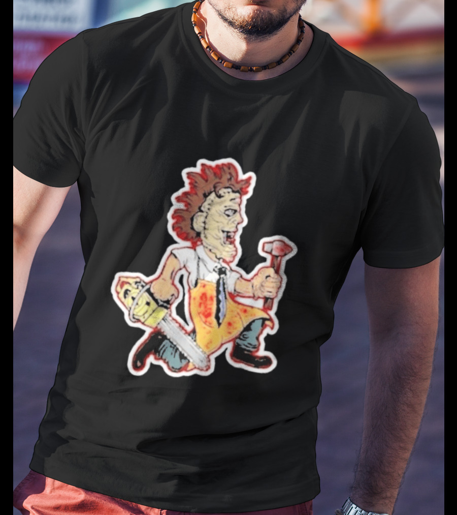 Insane Clown Posse X Leatherface Chainsaw Character Collaboration T-Shirt