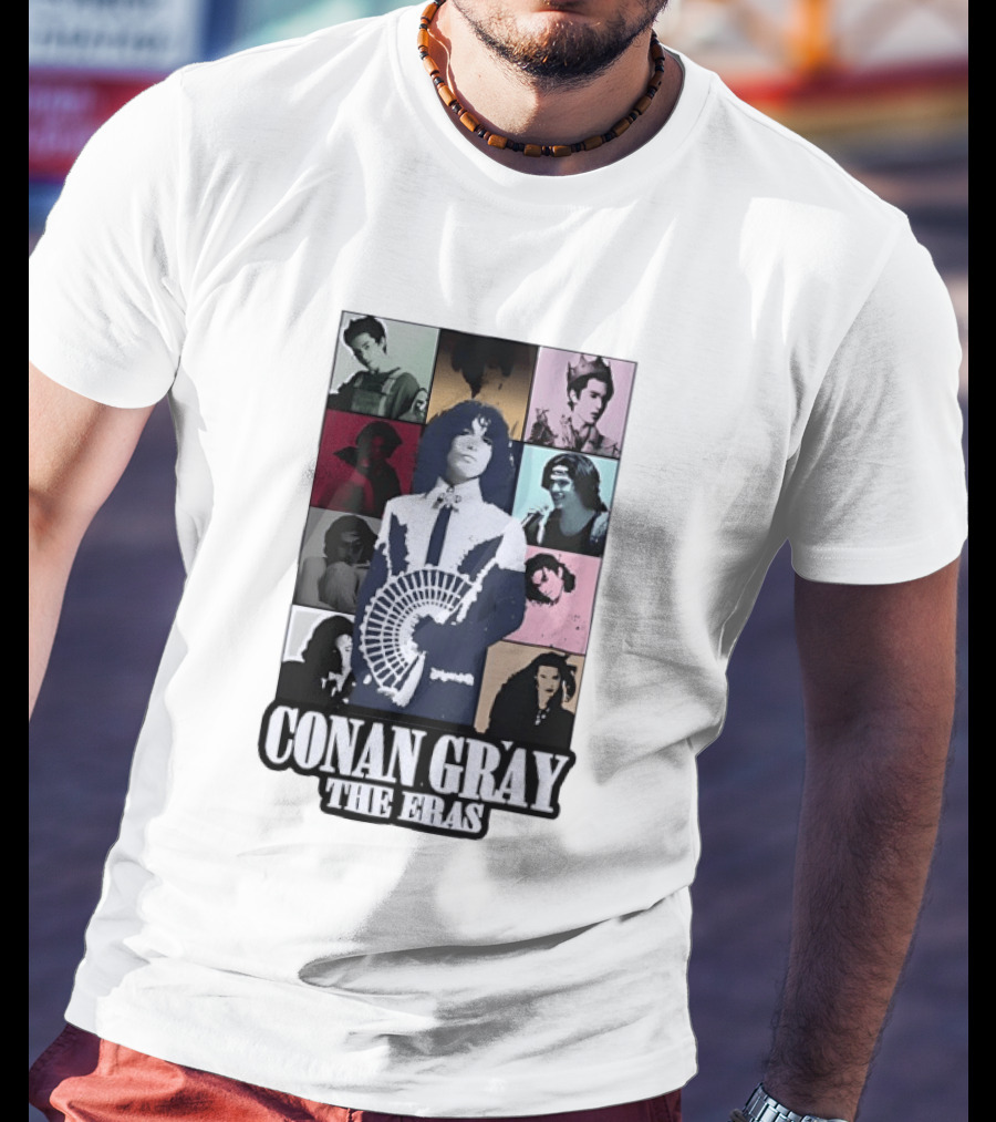 Conan Gray The Eras Tour Vintage Pop Collage T-Shirt