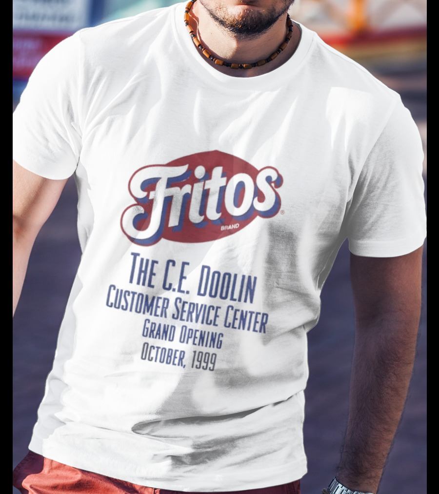 Fritos C.E. Doolin Customer Service Center Grand Opening October 1999 T-Shirt