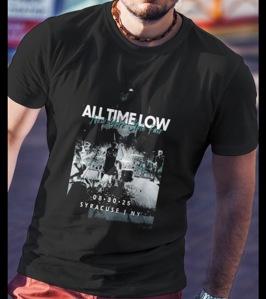 All Time Low New York State Fair Syracuse NY Aug 30 2025 T-Shirt