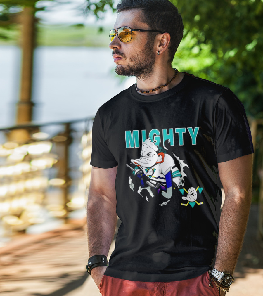 Anaheim Ducks Mighty Hockey Iconic Team T-Shirt