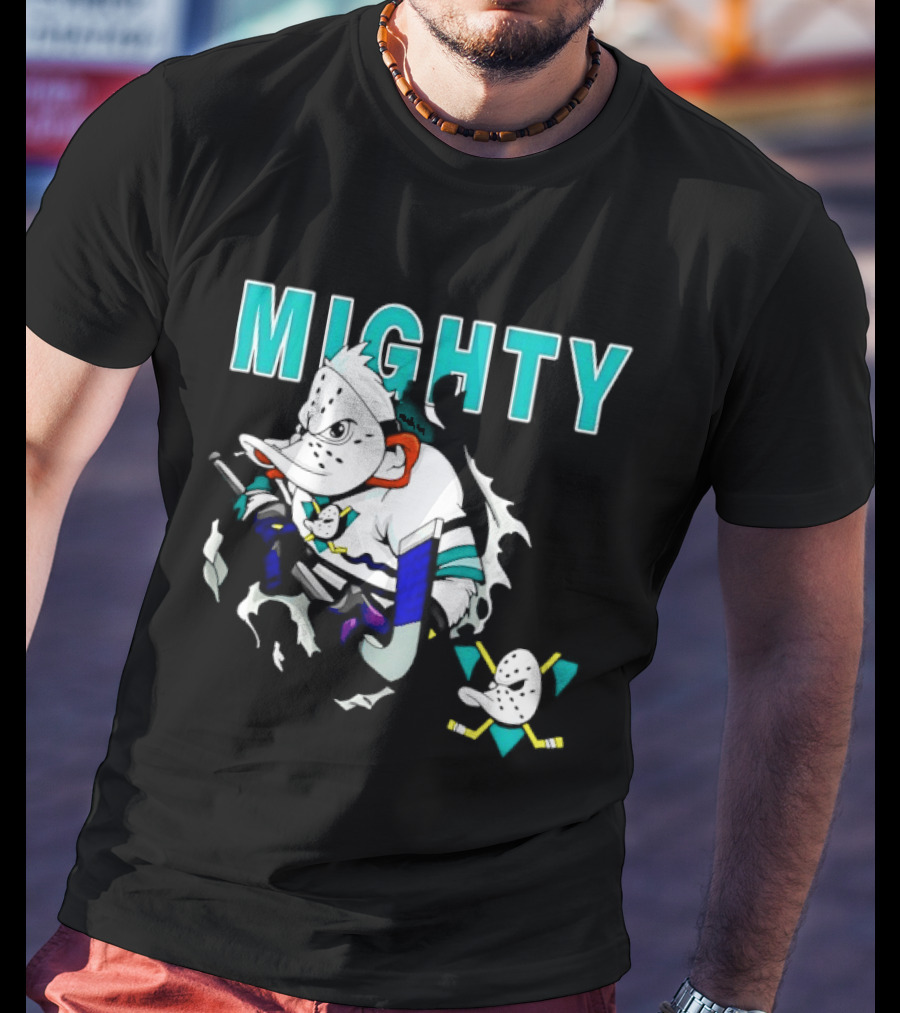 Anaheim Ducks Mighty Hockey Iconic Team T-Shirt