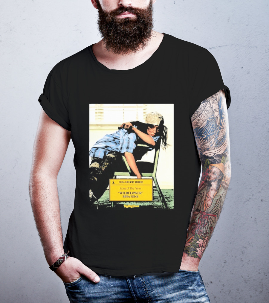 2026 Grammy Awards Song Of The Year Wildflower Billie Eilish Rolling Stone T-Shirt