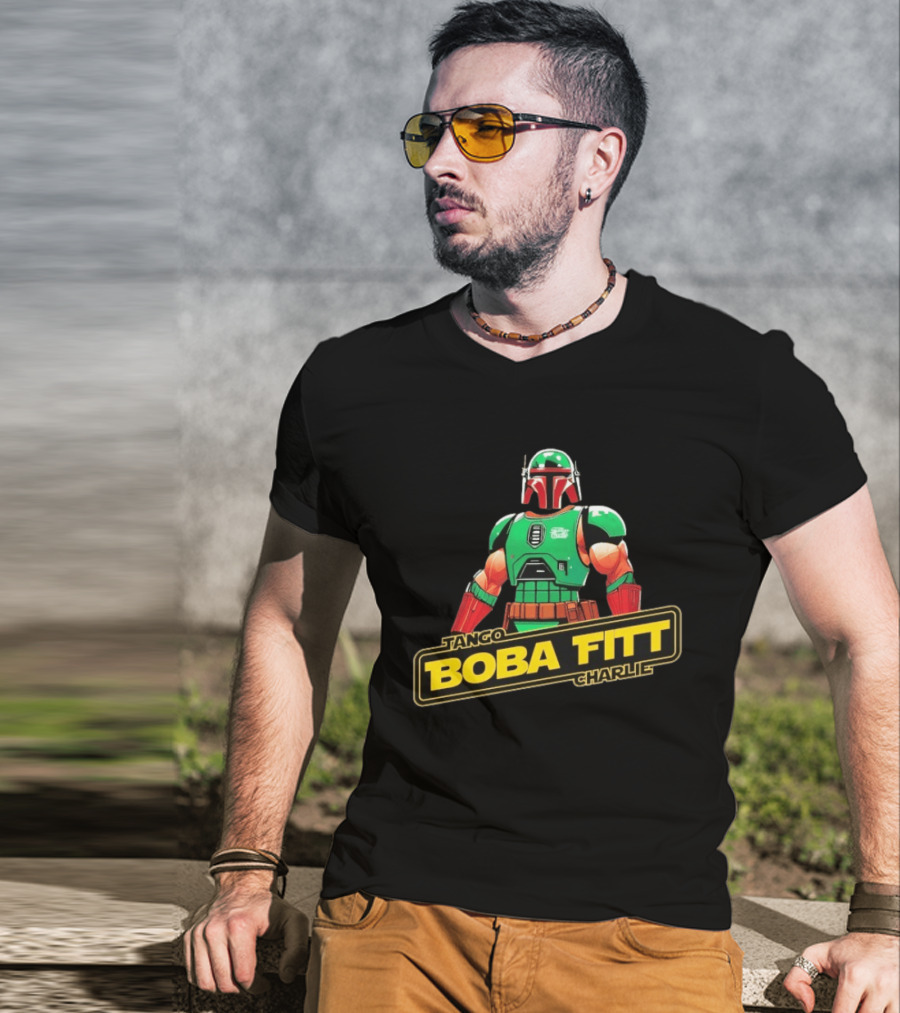 Tango Boba FITT Charlie Star Wars Mandalorian T-Shirt