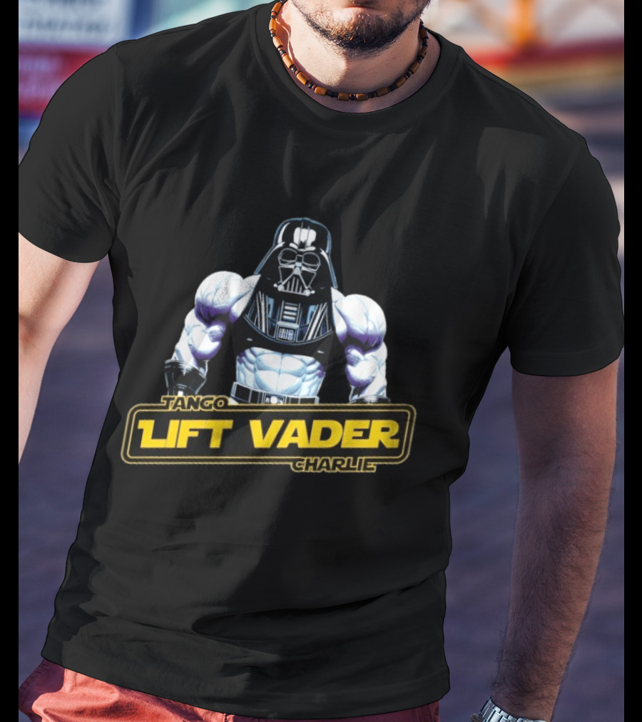 Tango Lift Vader Charlie Star Wars Buff Darth Vader T-Shirt