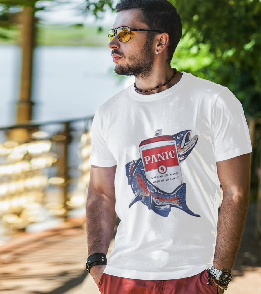 Widespread Panic When We See Fishes Go Fishin' WSMFP Fishing Lot T-Shirt