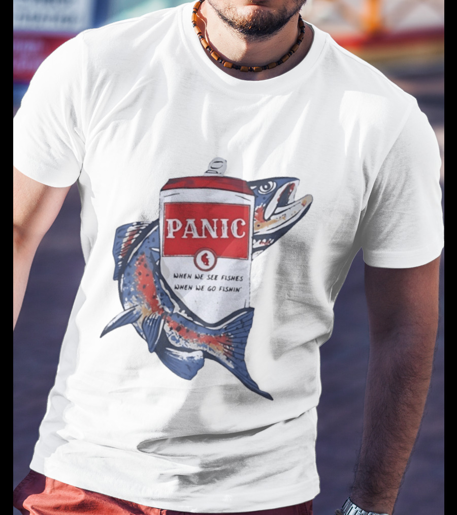 Widespread Panic When We See Fishes Go Fishin' WSMFP Fishing Lot T-Shirt