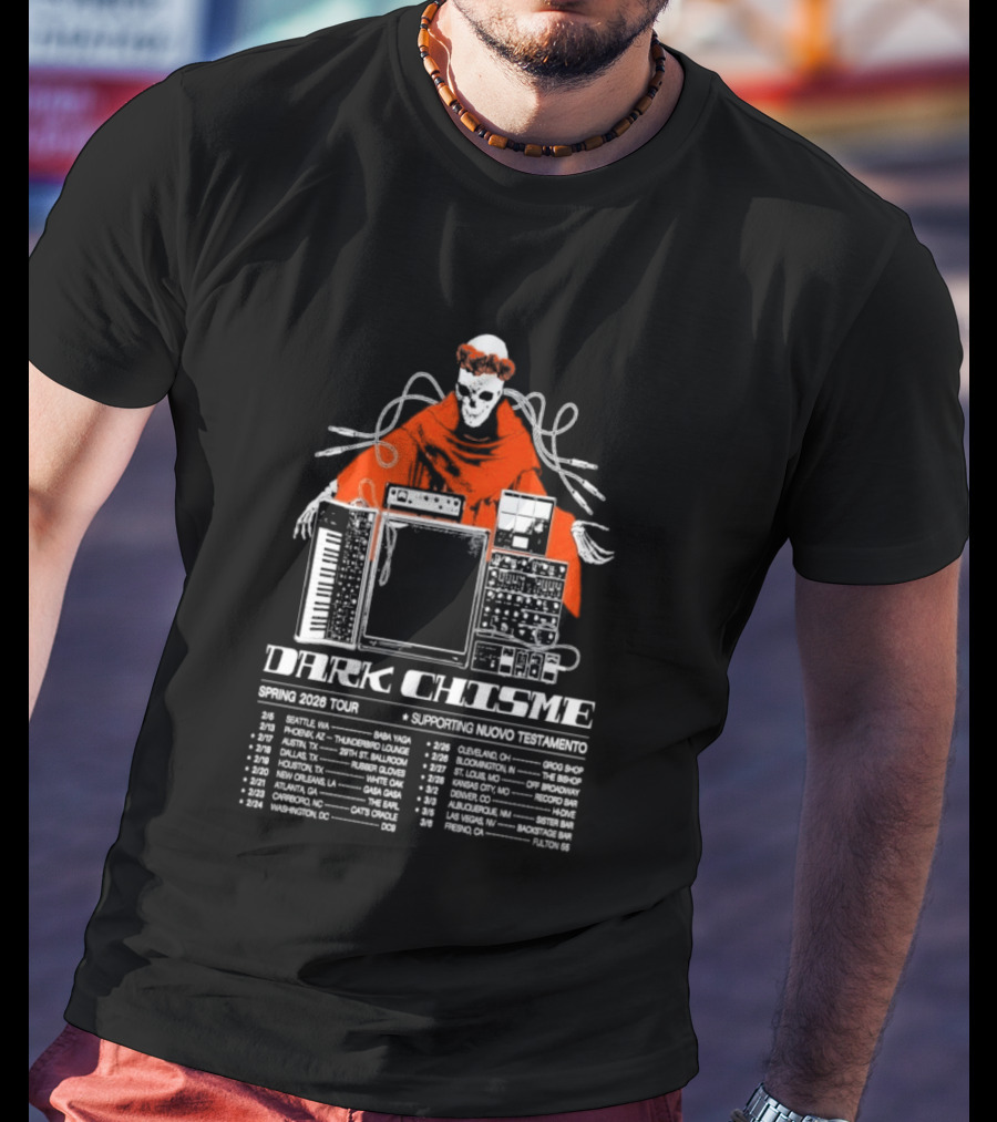 Dark Chisme Supporting Nuevo Testamento Spring 2026 Tour Dates T-Shirt