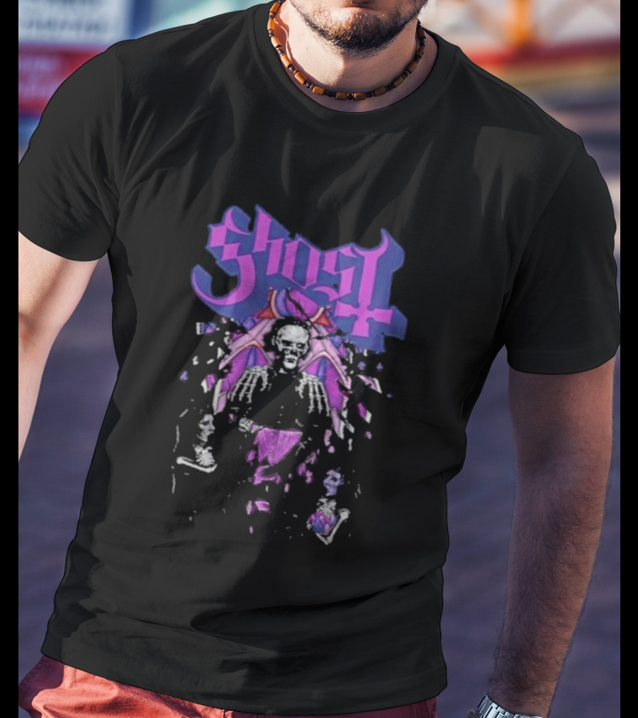 Ghost Reassembled Faith Tour Symbolic Skeleton T-Shirt