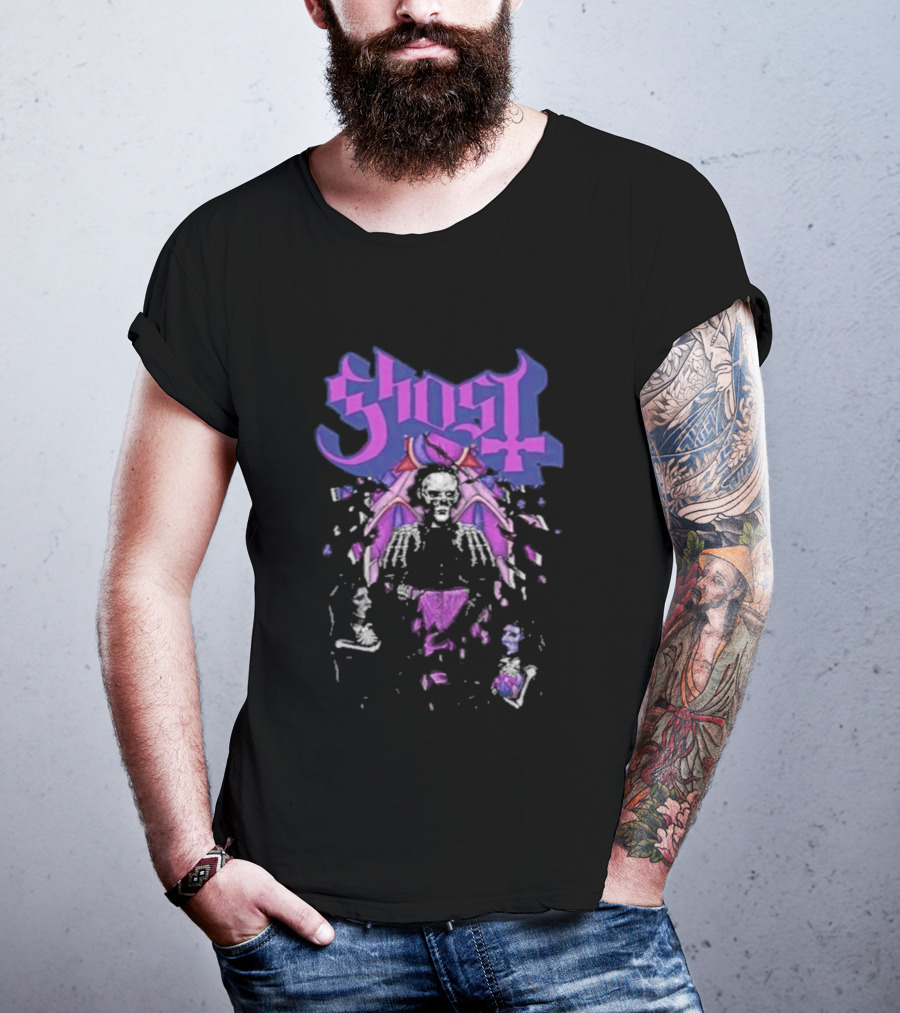 Ghost Reassembled Faith Tour Symbolic Skeleton T-Shirt