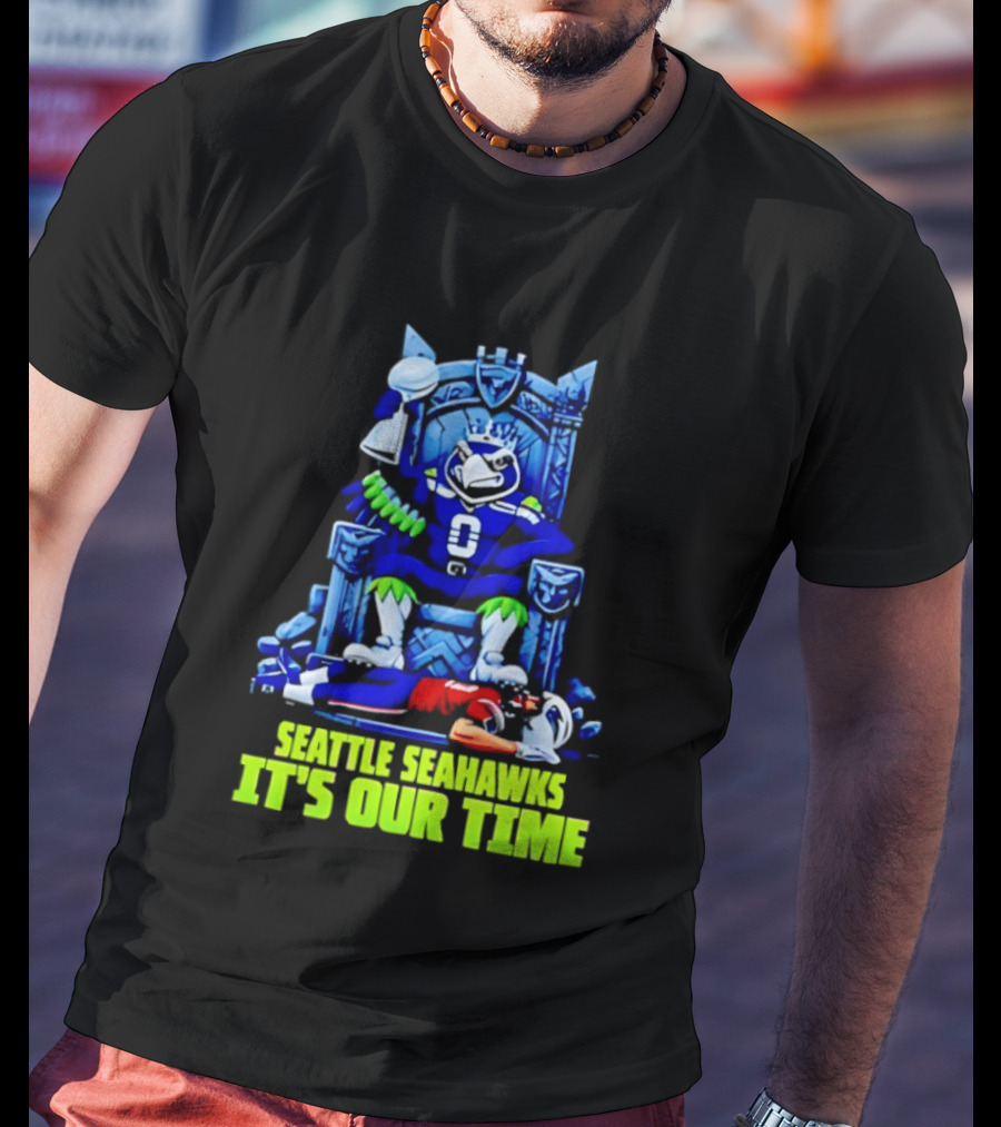 Seattle Seahawks It's Our Time 2026 Jaxon Smith Njigba Football T-Shirt