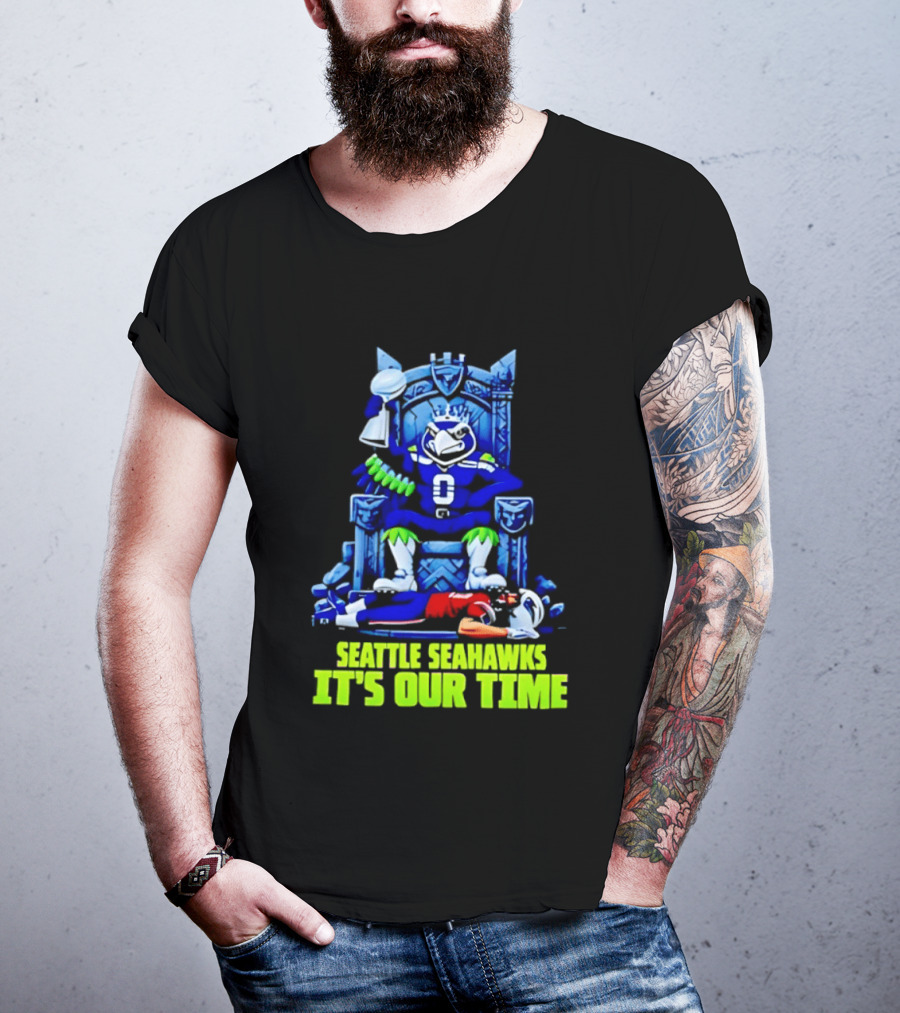Seattle Seahawks It's Our Time 2026 Jaxon Smith Njigba Football T-Shirt