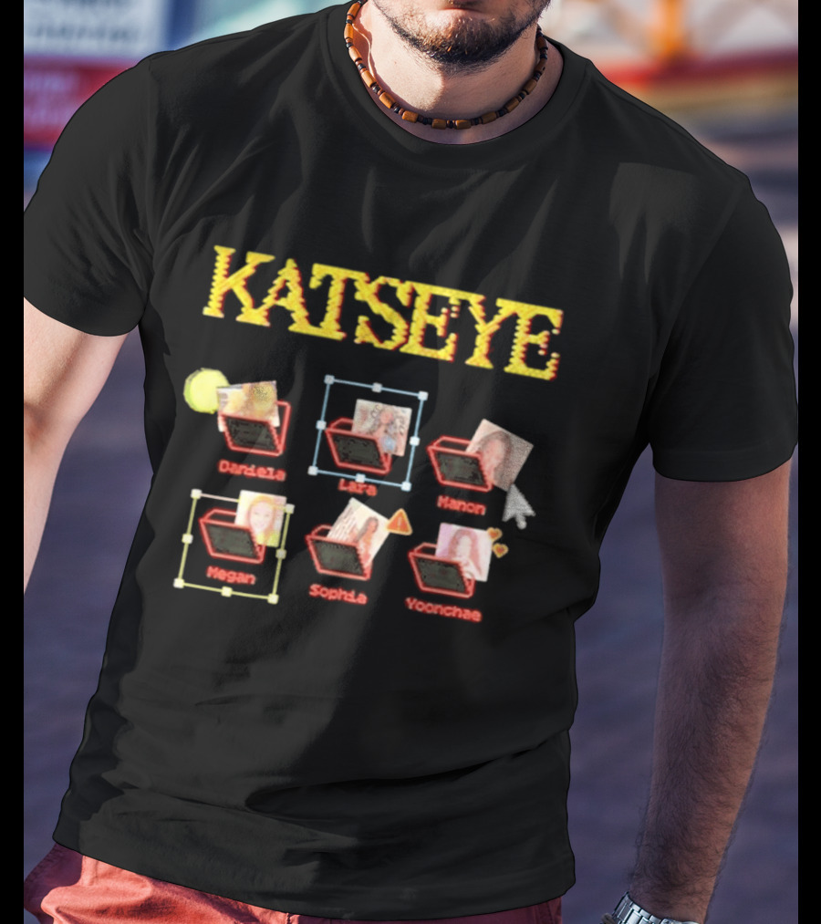 Katseye Internet Girl Darci Alexa Mignon Megan Sophia Yoonchae T-Shirt