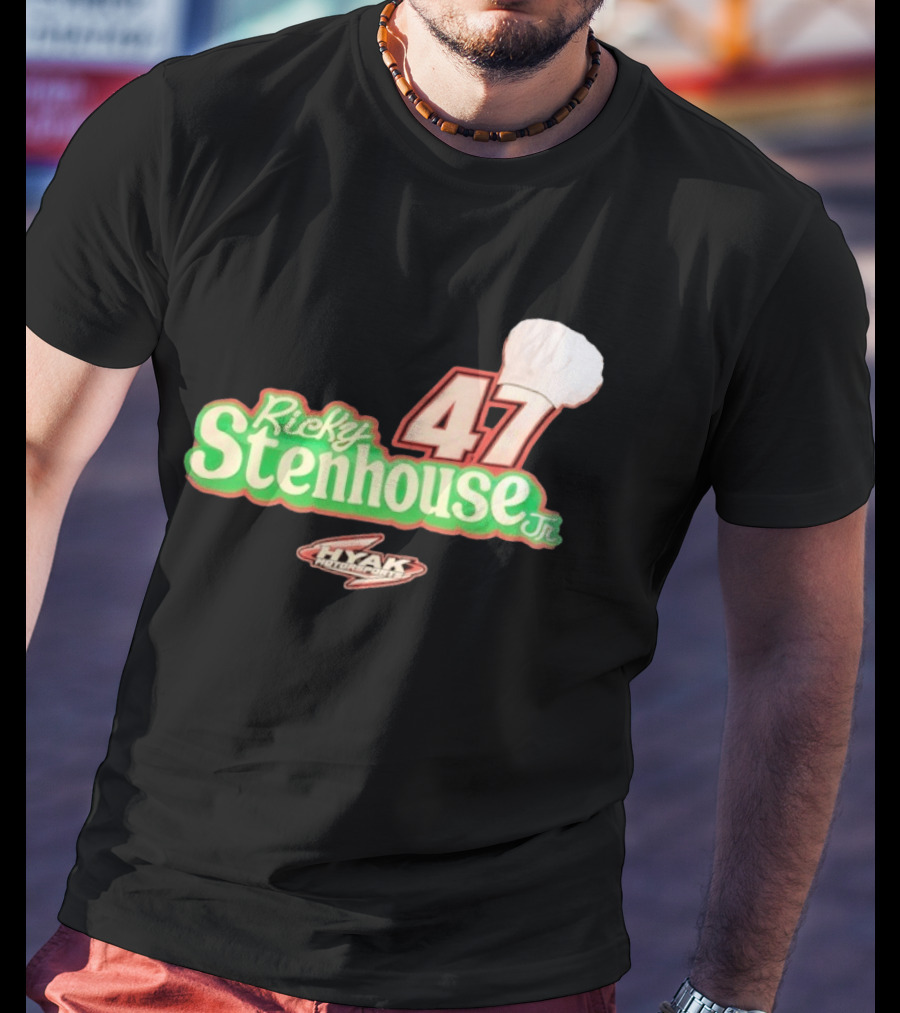 Ricky Stenhouse Jr 47 Hyak Motorsports Chef Hat T-Shirt