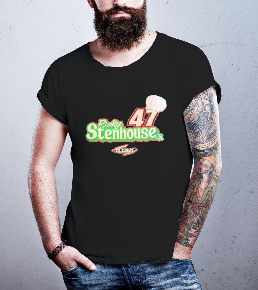 Ricky Stenhouse Jr 47 Hyak Motorsports Chef Hat T-Shirt