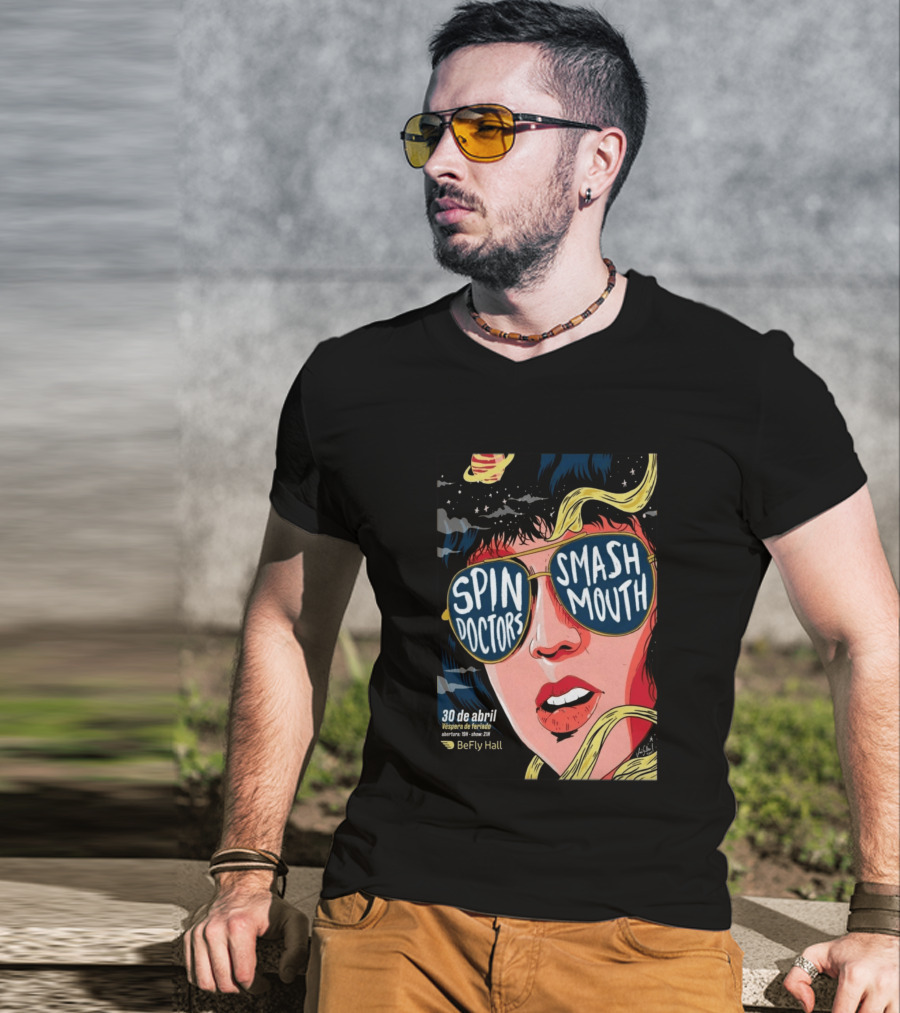 Spin Doctors Smash Mouth Concert 30 De Abril BeFly Hall 2026 Belo Horizonte Brazil T-Shirt