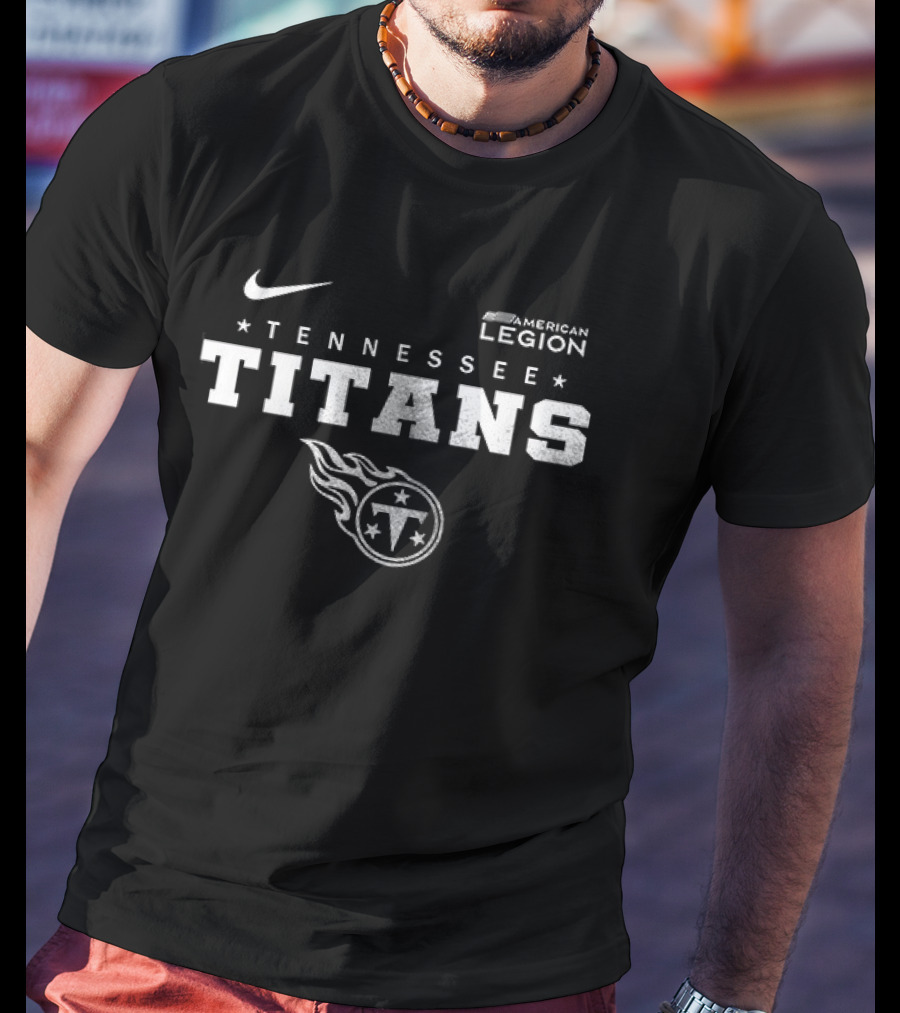 Tennessee Titans Nike American Legion Support Our Troops T-Shirt