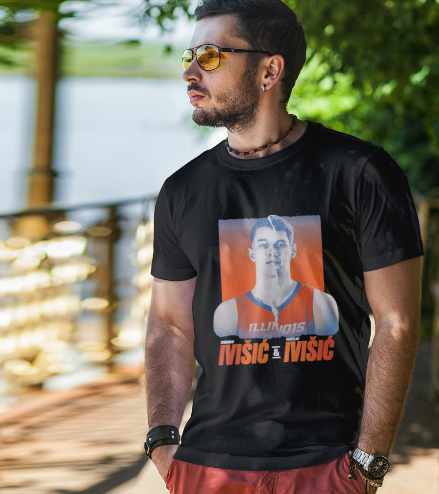 Illinois Fighting Illini Ivisic Basketball T-Shirt