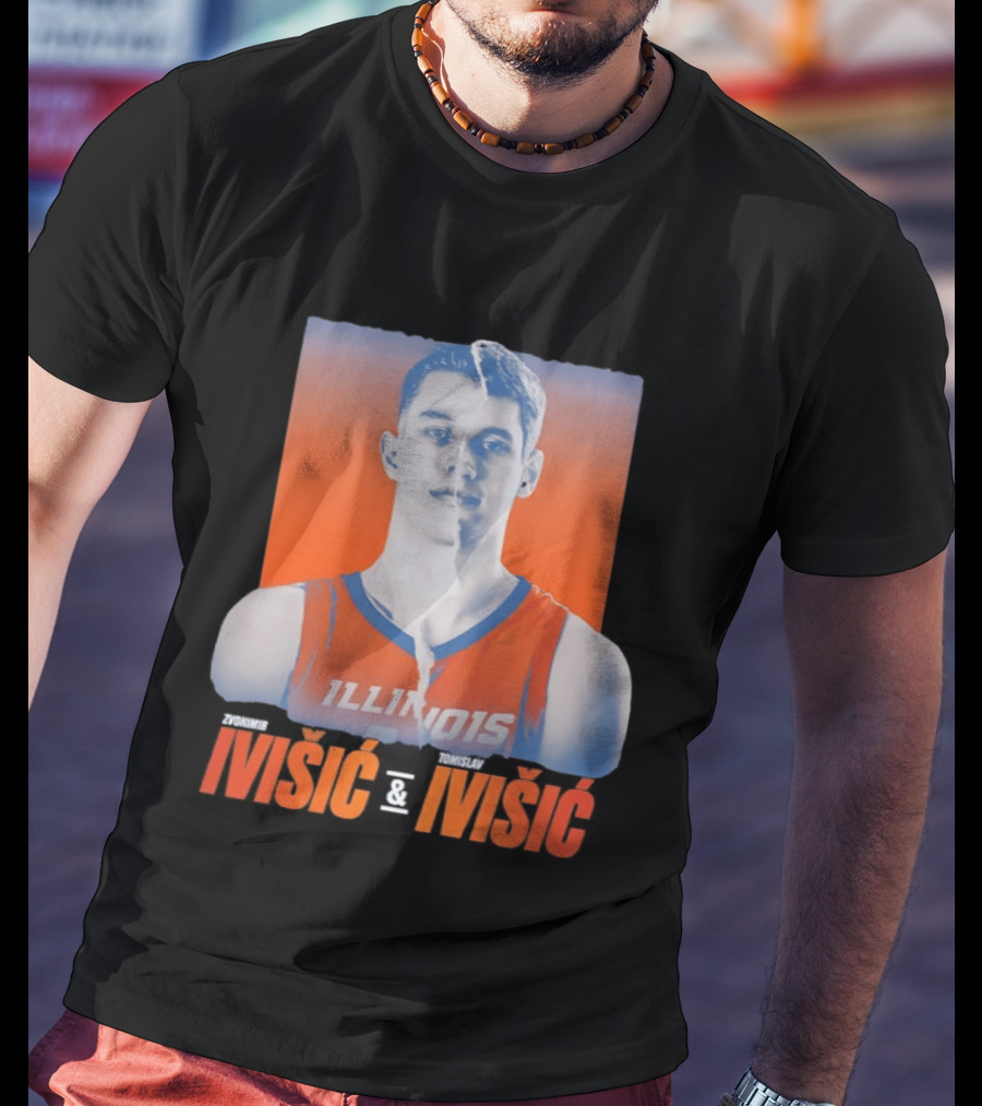 Illinois Fighting Illini Ivisic Basketball T-Shirt