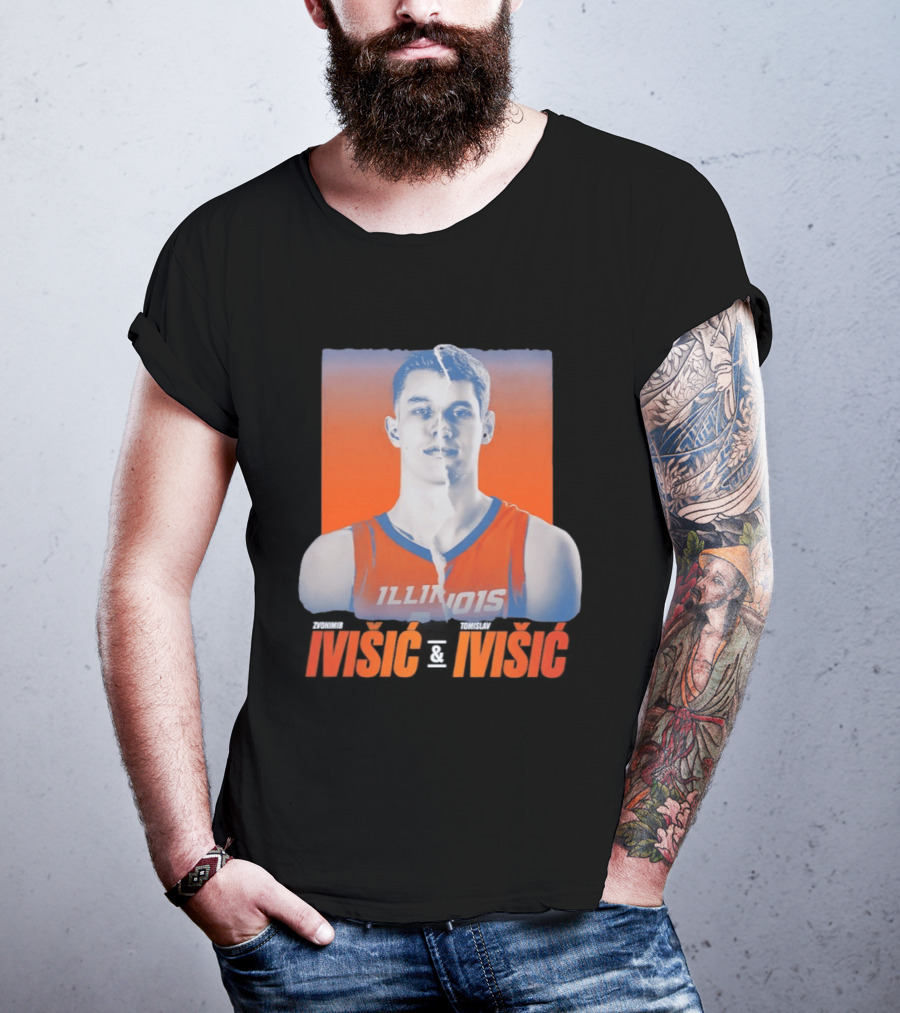 Illinois Fighting Illini Ivisic Basketball T-Shirt