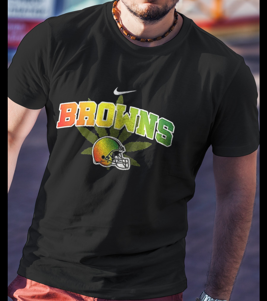 Cleveland Browns One Love Bob Marley Nike Football Helmet T-Shirt