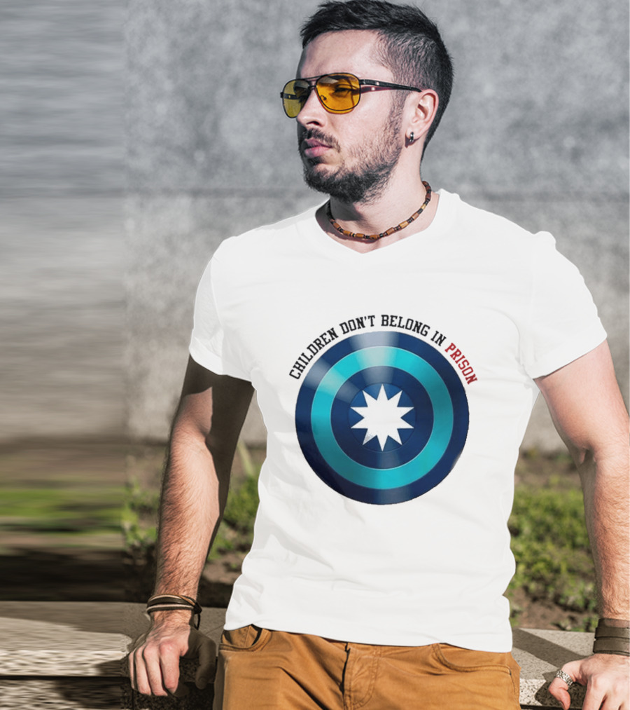 Children Don't Belong In Prison Minnesota Shield Abolish ICE T-Shirt