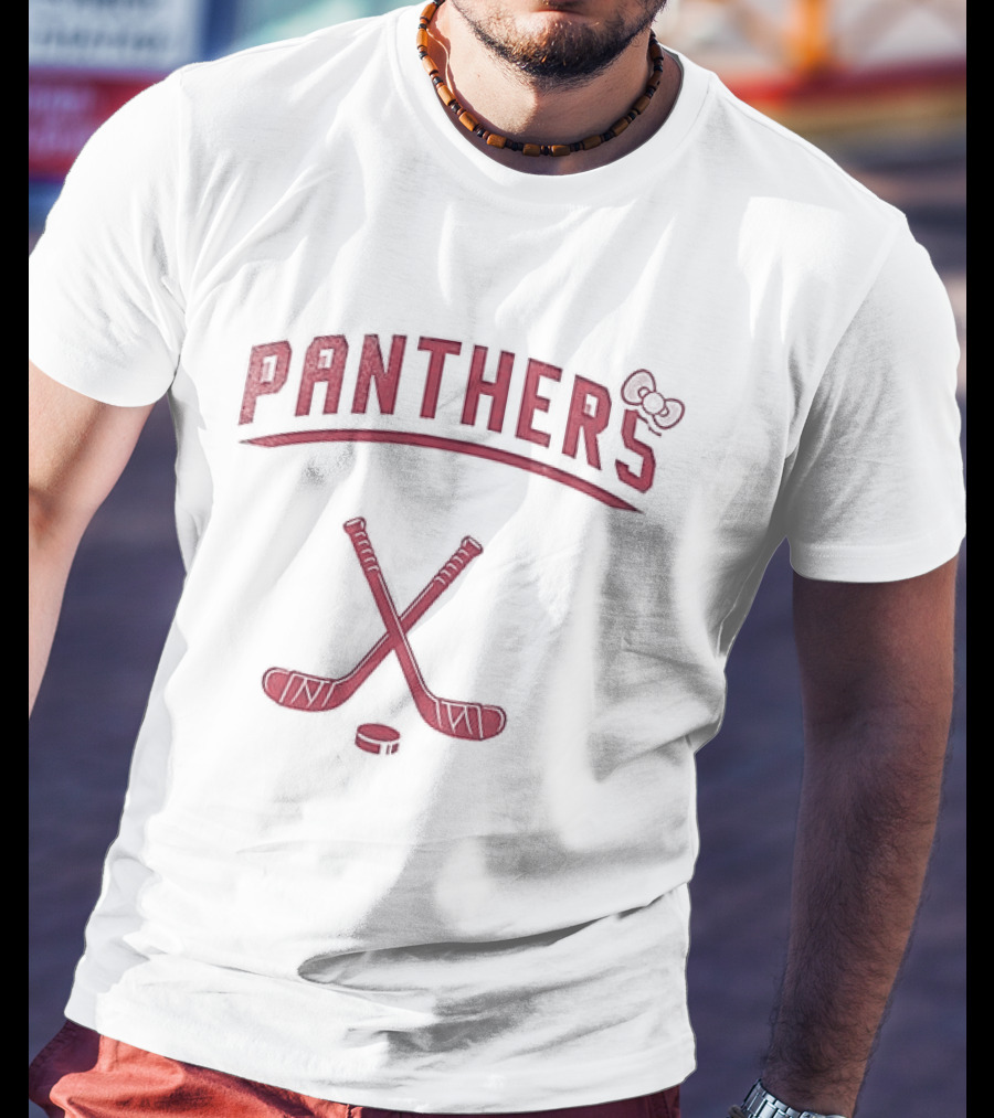 Florida Panthers Hello Kitty Hockey T-Shirt