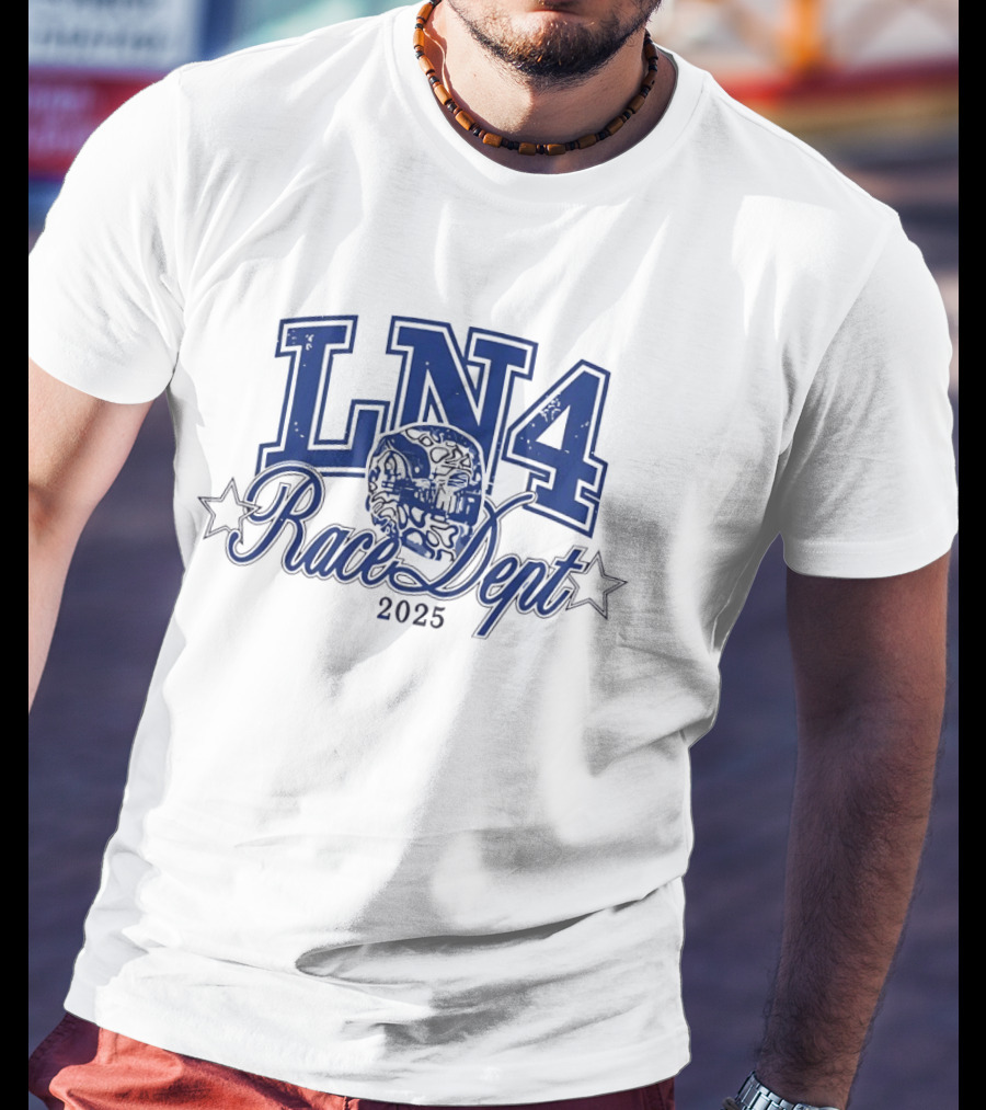 LN4 Race Dept 2025 Skull Star Motif T-Shirt
